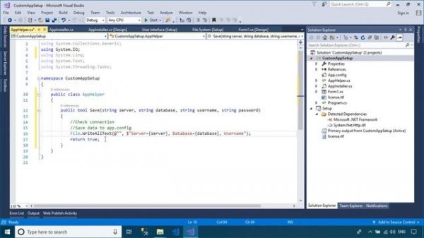 How to Create Wizard Setup.exe in Visual Studio 2017 | FoxLearn