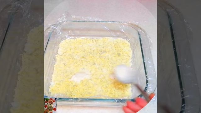 Порционный слоёный салат "Сказка" для праздничного стола 🎆🎇🎉⛄🎁🎄 смотреть онлайн