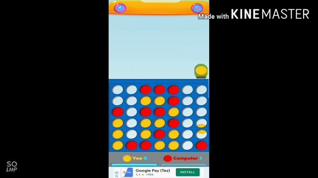 Connect 4 easy, medium and hard level gameplay within 3 minutes. смотреть онлайн