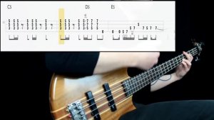 Faith No More - King For A Day (Bass Cover) (Play Along Tabs In Video)
