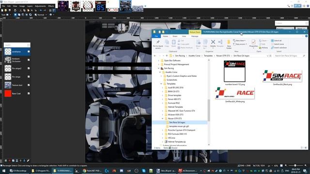 [Assetto Corsa] How to paint Assetto Corsa car liveries (skins) in 2D for newbies смотреть онлайн