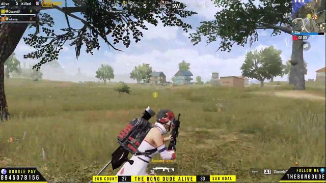 Playing Against Hacker | Pubg Mobile Live With The Bong Dude YT | চলো পাবজি খেলি смотреть онлайн