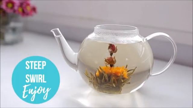 Teabloom Petite Cherry Blossom Teapot & Flowering Tea Gift Set смотреть онлайн