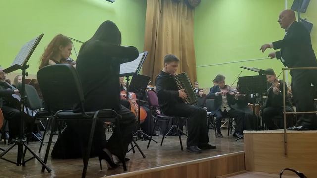 Н.Я. Чайкин. Концерт для баяна с оркестром No.1 3 часть (25.02.2022, дебют) смотреть онлайн