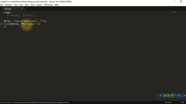 fread, fclose, fwrite | FILE Handling in PHP in Hindi - 41 смотреть онлайн