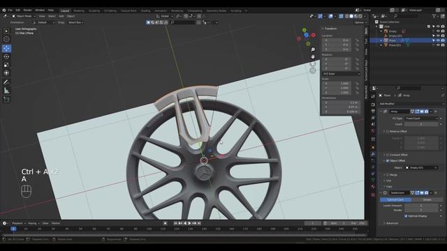 Курс Супер Blender. Моделирование диска смотреть онлайн