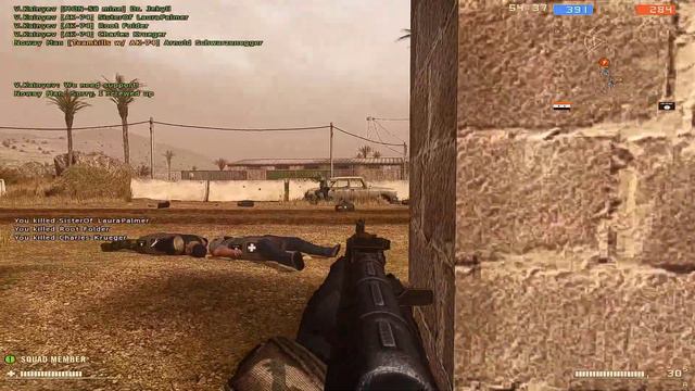 Battlefield 2 MOD : AIX2 Reality - Dimashq Airfield Gameplay смотреть онлайн