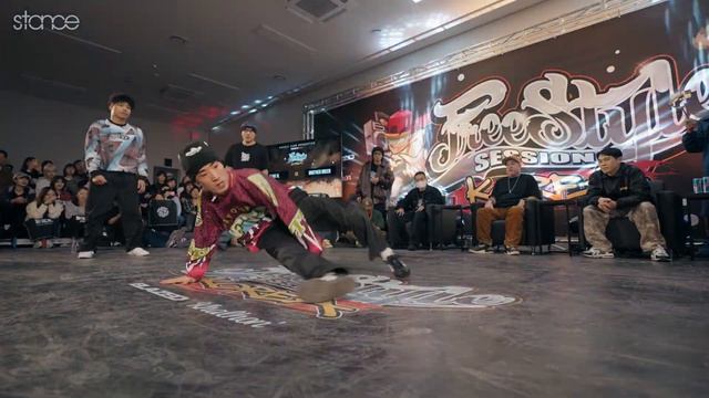 FLOW XL vs BROTHER GREEN [Crew Top4] Freestyle Session Korea 2023 | STANCE смотреть онлайн