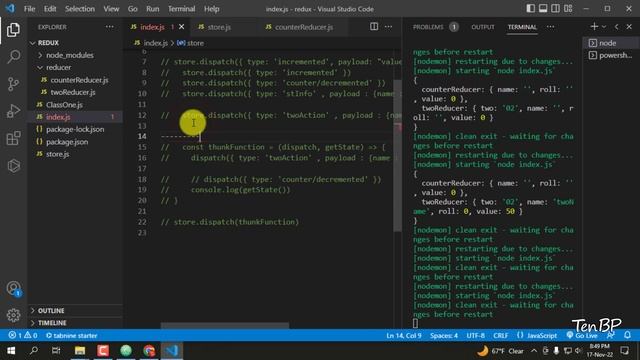 Redux .js Thunk Middleware use | Part - 03 смотреть онлайн