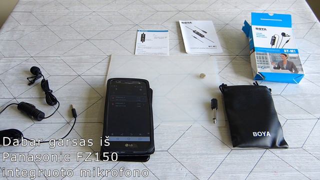 BOYA BY-M1 mikrofono apžvalga / Обзор петличного микрофона Boya BY-M1 / MIC review смотреть онлайн