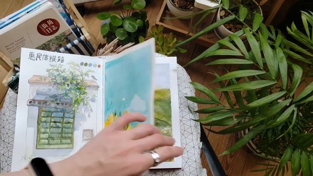 ОБЗОР АКВАРЕЛЬНОГО СКЕТЧБУКА 2023 |SPRING WATERCOLOR SKETCHBOOK TOUR 2023 смотреть онлайн