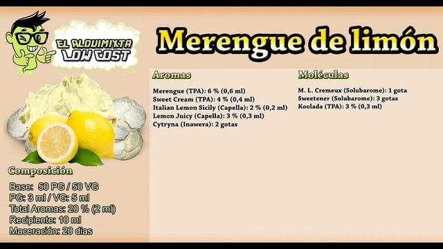 Recetas De Vapeo: Merengue De Limón