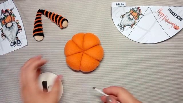 Gnome King Pumpkin DIY. Pattern PDF. Halloween смотреть онлайн