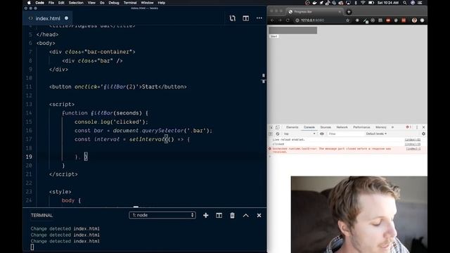 Front end coding interview question - Build a progress bar смотреть онлайн
