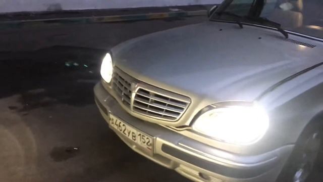 Би-лед на Волгу газ 31105 , линзы и повторители с габаритами смотреть онлайн