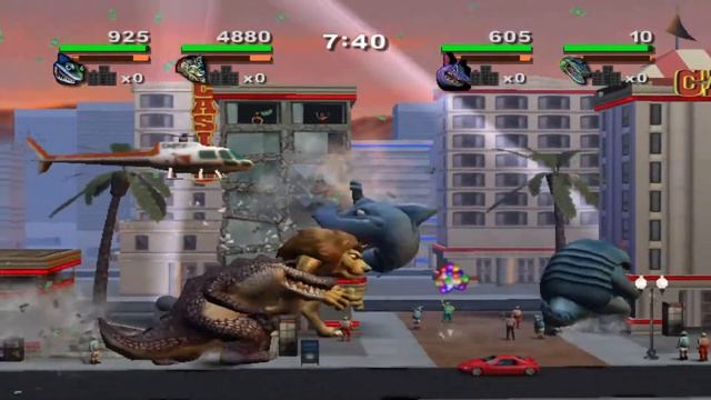 Rampage Total Destruction King of the City BEASTS BEATING BOISTEROUS BUILDINGS!!! смотреть онлайн