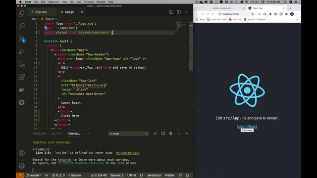 Styled Components Tutorial | CSS in JS | #web смотреть онлайн