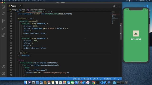 Simple Splashscreen Animation using react-native смотреть онлайн
