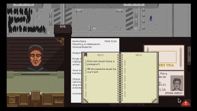 Papers Please - Days 1 and 2 - No commentary смотреть онлайн