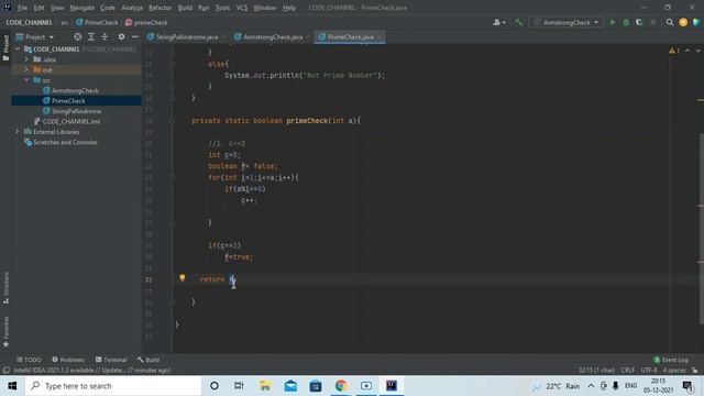 Java Program to check Prime Number | Best Approach For minimum time complexity Prime Number in Java смотреть онлайн