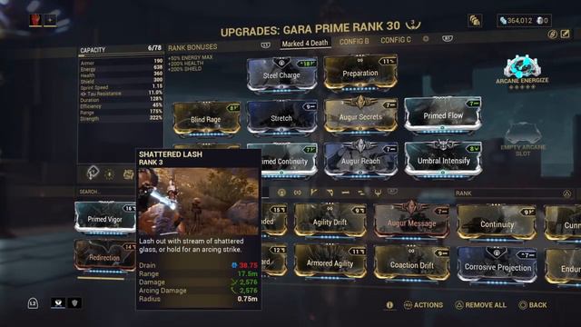 Gara Prime, Marked 4 Death build, Warframe смотреть онлайн