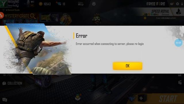 Re login problem Today in free fire Game error occured when connecting to server | free fire worrie смотреть онлайн