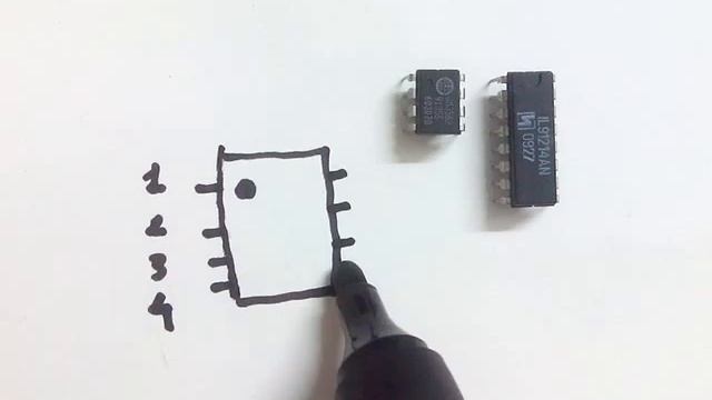 Ic pin configuration | How to identify pin configuration of electronic IC | how to find IC pin смотреть онлайн