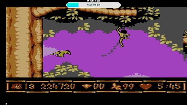 Маугли полное прохождение (Dendy) Jungle Book / Книга джунглей / денди игры / Ретро прохождение