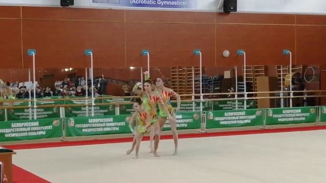 Бельгия. БГУФК. Женская тройка. Спортивная акробатика смотреть онлайн