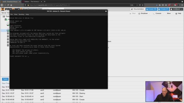 Debian 10.7 Server Install смотреть онлайн