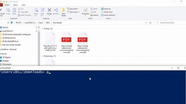 [Solved] Unable to install Pyaudio - How to install using .whl wheel file смотреть онлайн