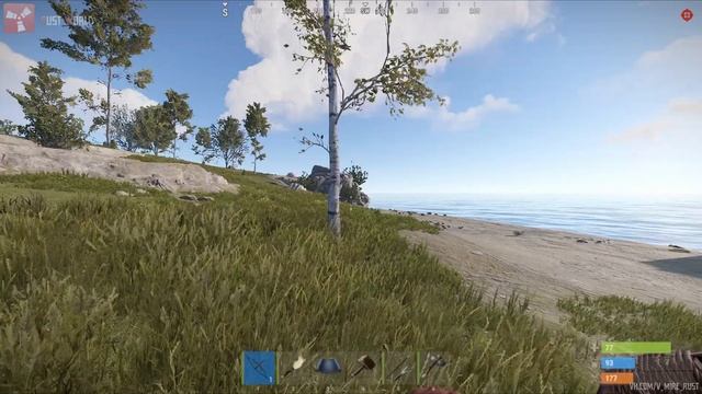 Путь новичка на острове обучения в РАСТ. Tutorial island in RUST #rust #кгые смотреть онлайн