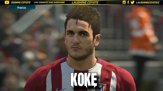 Atletico Madrid Players Faces | PES 2017 смотреть онлайн