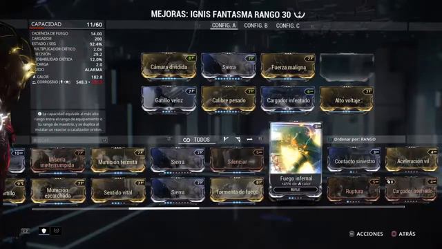 Warframe build ignis fantasma (secreta) смотреть онлайн