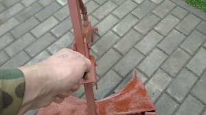 Оборотный плуг к мотоблоку МТЗ , своими руками