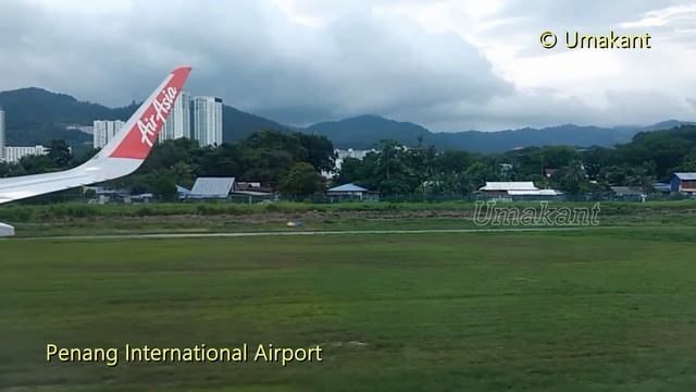 Penang Island view from Flight- Landing of Langkawi Penang Flight in Penang International Airport смотреть онлайн