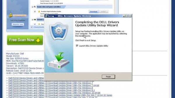Dell P2210 Device Drivers and Utilities CD Download Update Driver Utility For Win 7 10 64 32