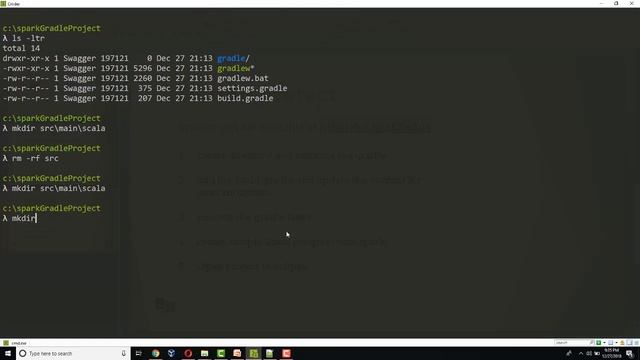 Spark Project using Gradle смотреть онлайн