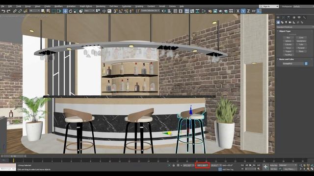3ds Max Move Transform Tool | Move Transform Type смотреть онлайн