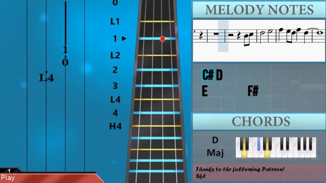 How to play Chiquitita by Abba on Viola (Tutorial) смотреть онлайн