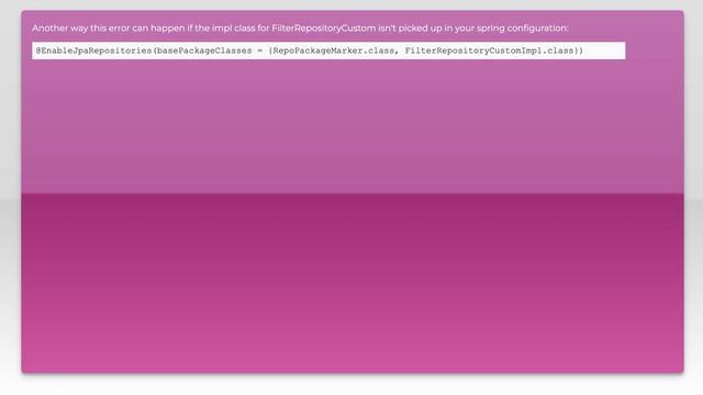 No property found for type... custom Spring Data repository смотреть онлайн