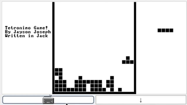 A tetronimo game written in Jack language смотреть онлайн