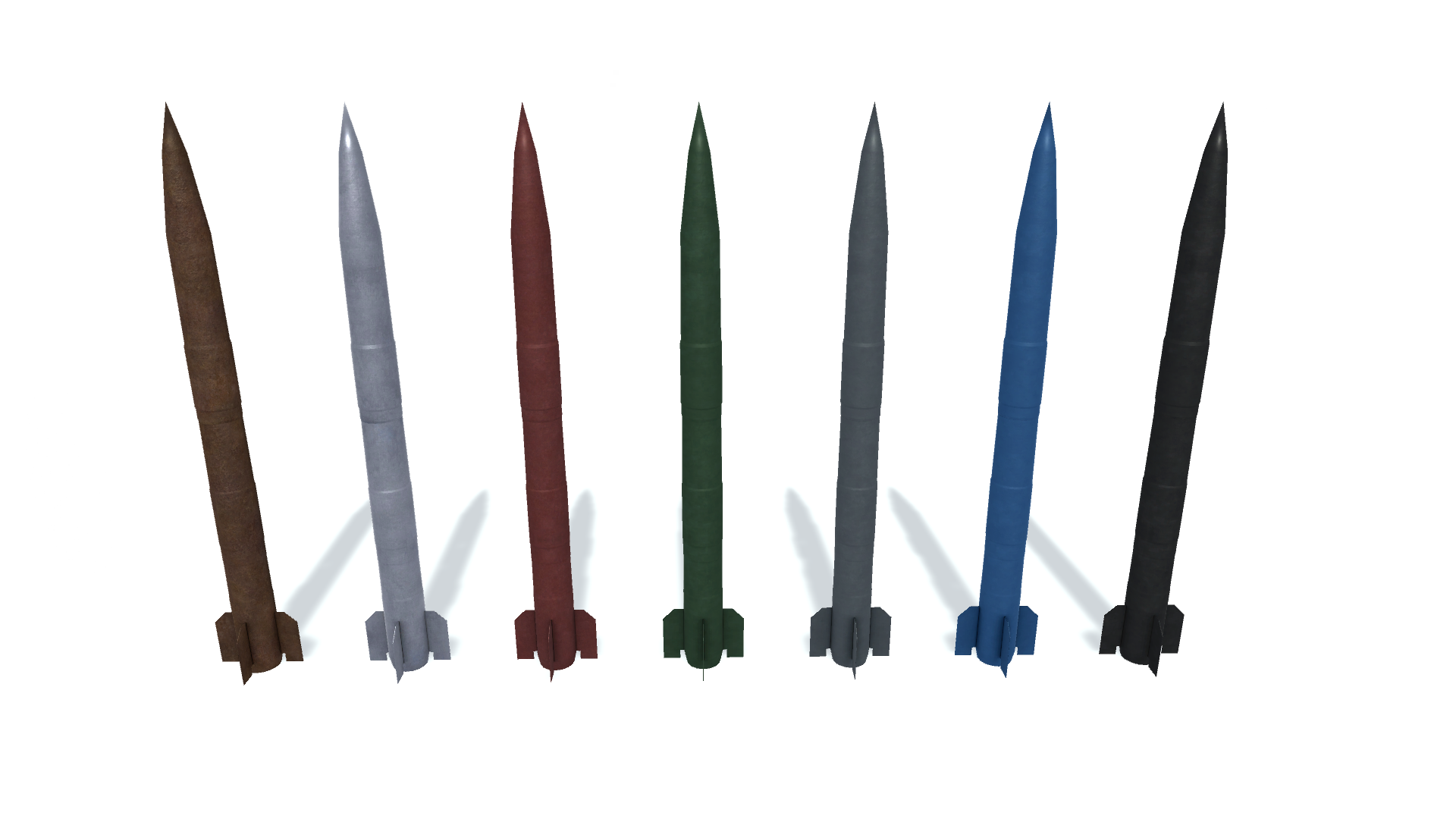 3D модель Объект игровой детской площадки. 3D model. "Playground object missile." смотреть онлайн