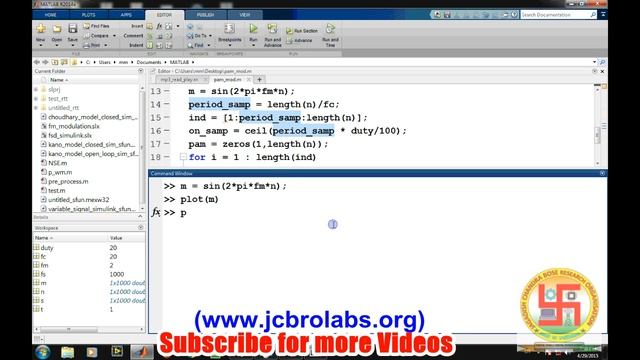 How to simulate PAM (pulse amplitude modulation) in Matlab? смотреть онлайн
