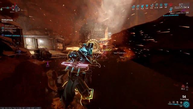 WARFRAME: Vauban's Flechette Orb Mars Steel Path Disruption lvl cap смотреть онлайн