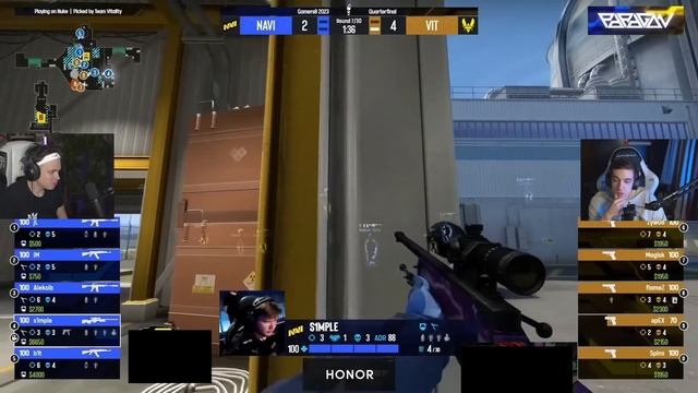 БУСТЕР И ЭВЕЛОН СМОТРЯТ NAVI vs VITALITY ГЛАВНЫЙ МАТЧ ТУРНИРА смотреть онлайн