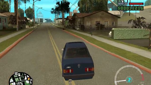 GTA San Andreas - Mercedes Benz 190E W201 смотреть онлайн
