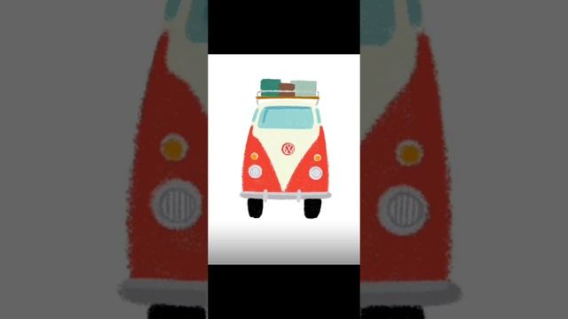 Рисуем микроавтобус Volkswagen смотреть онлайн
