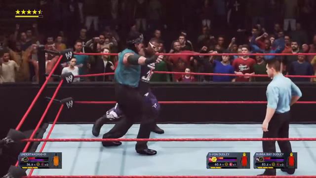 Wwe 2k20 Undertaker vs Dudley Boyz смотреть онлайн