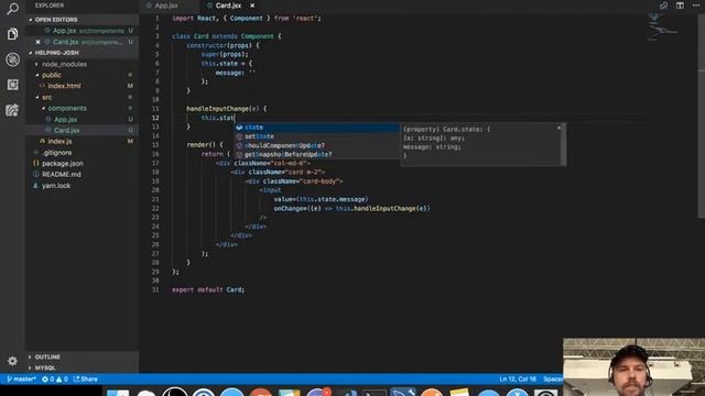 ReactJS State and Props for Josh смотреть онлайн